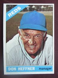 1966 Topps Don Heffner (Cincinnati Reds) #269 EX/NRMT