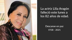 Lilia isabel aragón del rivero, nombre de pila de la actriz, nació el 22 de septiembre de 1938 y tuvo una destacada carrera en cine, teatro y televisión. Nbagxotdx Xp7m