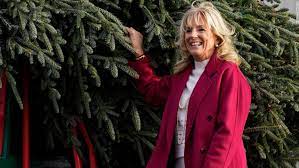 White House 2022 Red Christmas Trees Jill Biden To Unveil White House Holiday Theme And Decor - Cnnpolitics