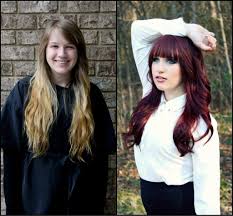 I've always been amazed at how converting your hair colour can completely change the way you look. Taking Blonde From Bland To An Extraordinary Red Head