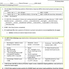 Severe Sepsis Screening Tool Journal Of Hospital Medicine