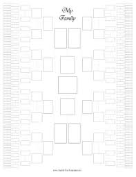 8 Generation Family Tree Template
