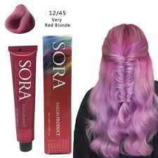 Hi everyone, this tutorial is demonstrating how to acheive a vibrant, dimensional color using 3 different colors and foiling. Very Red Blonde 12 45 Hair Color Dye Sora Hair Color Dye Shopee Philippines