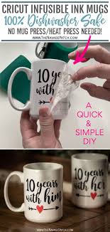Diy Cricut Infusible Ink Valentine S Mugs No Mug Press Needed Diy Cricut Mugs Infusible Ink