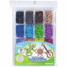 Perler Fused Beads Double Bead Tray 8000 Pieces Walmart Com Fuse Beads Perler Beads Perler