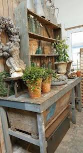 Potting Bench Ideas Pottingshed In 2020 Garden Shed Interiors Potting Bench Potting Tables