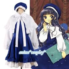 Cardcaptor Sakura Daidouji Tomoyo Cappa Fluffy Dress With Hat Cosplay Costume Thời Trang Trang Phục Nữ Anime
