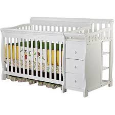 Dream On Me Brody 5 In 1 Convertible Crib With Changer White Walmart Com Cribs Convertible Crib Crib And Changing Table Combo