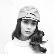Lambswool Twill Peaked Cap: 'Madeleine' in black (one-off piece) — Karen  Henriksen