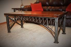Hand Crafted Custom Iron Bridge Welded Steel By Boenschmetalfab Welded Furniture Vintage Industrial Furniture Metal Furniture
