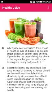 However, as we said earlier it is difficult to eat the recommended therefore, juicing allows us an easy, convenient and healthy way to add additional servings of both raw fresh vegetables and fruits into our diets. Healthy Vegetable And Fruit Juice Recipe Download Apk Free For Android Apktume Com