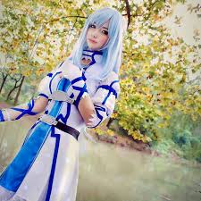 She is a good friend of kirito and later became his wife. Yuuki Asuna Cosplay Sword Art Online Alo Sao Undine Anime White And Blue Costume Dress Buy Cheap In An Online Store With Delivery Price Comparison Specifications Photos And Customer Reviews