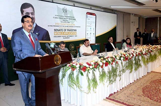 Senate Mobile App launched in Pakistan