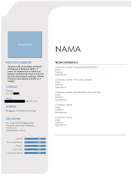 Resume adalah dokumen yang lazimnya disediakan oleh seseorang untuk memohon pekerjaan di sesebuah syarikat. Perkara Yang Perlu Ada Dalam Resume Permohonan Kerja