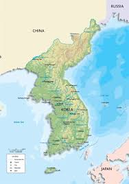 Map Of South Korea Mapa Geografia Cores