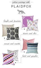 Throw pillows come in a variety of fabrics, some textured and some smooth. Pillow Pairings With Plaidfox Homey Oh My Pillows Home Decor Styles Bedroom Inspirations