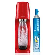 Sodastream Spirit Rouge Machine A Gazeifier L Eau Avec 1 Cylindre Et 1 Bouteille Avec Images Bouteille Petit Electromenager Cylindre