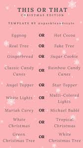 Idea para la cena durante la semana. This Or That Christmas Edition Instagram Story Template Sparkle Style Instagram Christmas Instagram Story Template Story Template