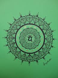 Handmade Mandala Anahata Heart Chakra Mandalas Salon De Belleza Cuadros