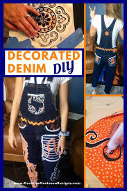 Diy Custom Decorated Denim Homecoming Spirit Denim Diy School Spirit Wear