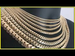 miami cuban link sizing guide youtube