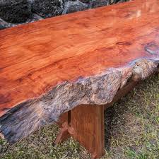 Live Edge Lychee Wood Slab Coffee Table With Mahogany Wood Legs Wood Slab Mahogany Wood Wood Legs