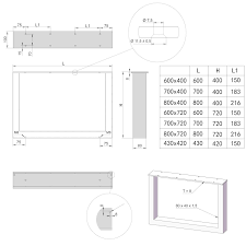 Gerne können wir für sie auch spezielle tischgestelle herstellen. Tischgestell Tab Stahl Schwarz Matt Profil 80 X 40 Mm So Handel De
