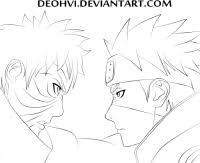 Download and print these obito coloring pages for free. Rage Drawing Obito Naruto Lineart Transparent Png Key0