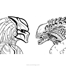 Color pages dogs printable wolf coloring pages 22 new predator. Alien Vs Predator Google Search
