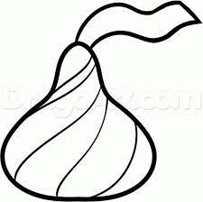 Image Result For Hershey Kiss Coloring Pages Hershey Kisses Clip Art Preschool Valentines