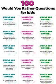 100 Would You Rather Questions For Kids The Best Ideas For Kids Jokes For Kids Kids And Parenting This Or That Questions