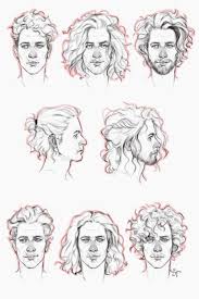 Male Hairstyles Drawing Hair Reference In 2020 Boy Hair Drawing Curly Hair Drawing Hair Sketch