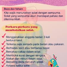Sekiranya solat kita terbatal, maka wajib kita bersolat semula. Perkara Yang Membatalkan Solat