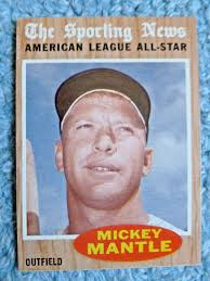 1962 Topps – All-Star 471 Mickey Mantle NY Yankee, EX-mint Beauty, Trimmed  - SATRANG