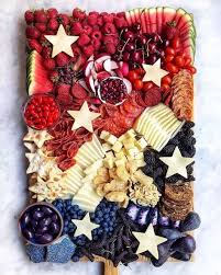 Patriotic Charcuterie Board Fourth Of July Food 4th Of July Desserts Charcuterie And Cheese Board