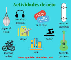 Vocabulario Actividades De Ocio Vocabulario Actividades Clase De Espanol