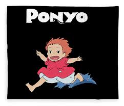 If your child loves interacting. Ponyo Fleece Blanket For Sale By Asmin Ive