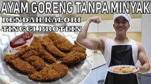 Mba didi, kalo buat pecel lele bisa dan enak jugakah bumbu ayam gorengnya, kalo bikin sambal. Ayam Goreng Crispy Chicken Katsu Sehat Rendah Kalori Rendah Lemak Tinggi Protein Tanpa Minyak Youtube