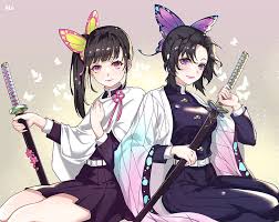 See more fan art related to #demon slayer: Anime Demon Slayer Kimetsu No Yaiba Kanao Tsuyuri Shinobu Kochou Hd Wallpaper Wallpaperbetter