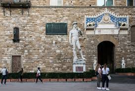 With fortress like castellations and a 311 foot high bell tower, florence's palazzo vecchio conveys the message of political power supported by military strength. A High Tech Twin For A Renaissance Masterpiece The New York Times