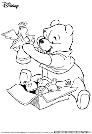 Search through 623,989 free printable colorings at getcolorings. Disney Christmas Coloring Page Winnie The Pooh Christmas