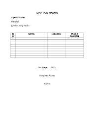 Maybe you would like to learn more about one of these? Daftar Hadir Rapat Guru