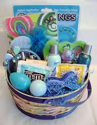 With bright bold colors, gifts and goodies galore, this gift basket will have them wanting more!! Easter Basket Ideas For Teen Girls