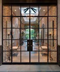 Inswing exterior doors dominate the residential market, but a better case can be made for an entry door that swings out rather than in. Double Door Out Swing French Door With Fixed Sidelites Transom Portella