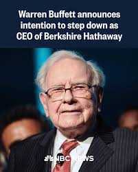 An end of an era was announced in Omaha as Warren Buffett said he will soon  ask the board of Berkshire Hathaway to have Greg Abel replace him as CEO at  year-end.