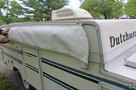 I couldn't wait to go glamping in my pop up camper! How To Secure An Rv Awning Bag To Keep It From Flapping Around