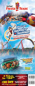 Six Flags Fiesta Texas Coupon Six Flags Fiesta Texas San Antonio Six Flags Six Flags