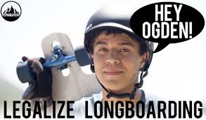 Aaron Wilcox and Aaron Kelly is trying to change this. He and his friends were riding in the bike lane one day when an Ogden police officer cruised up ... - ogden-longboarding1
