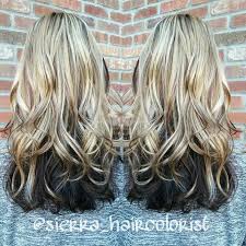 95 best short hair styles for 2020. Highlights And Lowlights Blonde On Top Dark Underneath L Anza Haircolor Sierra Haircolorist Dark Underneath Hair Blonde Hair Color Hair