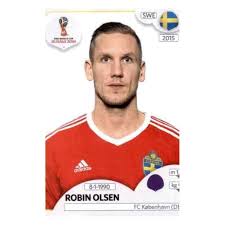 €3.00m* jan 8, 1990 in malmö, sweden. Sticker From Robin Olsen 474 Panini World Cup Russia 2018